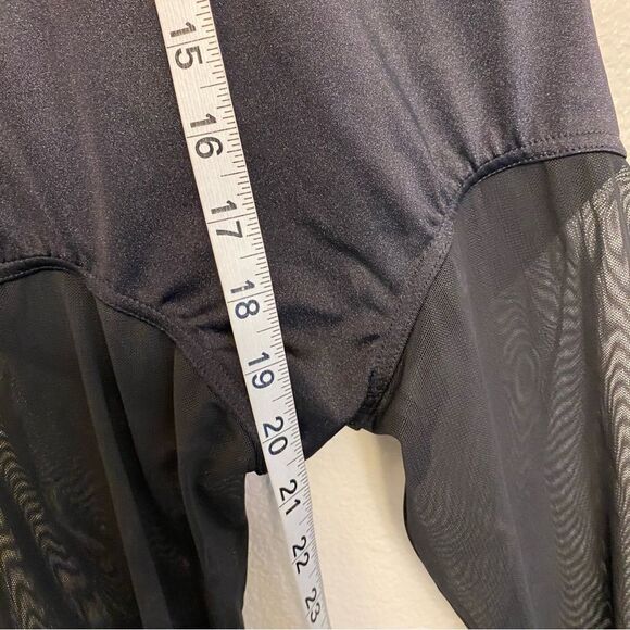 WEISSMAN Dance Costume unitard black purple Cold Hearted Snake 14693 IC - Picture 7 of 13